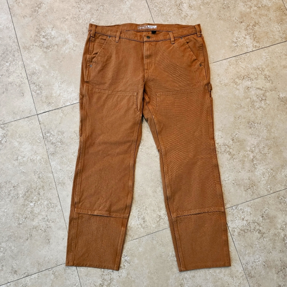 Carhartt Women's Rugged Flex Relaxed Fit Twill Double Front Work Pant Sz 18 Reg